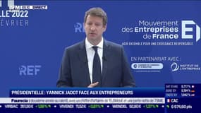 "Ce que je vous propose c'est un pacte de patriotisme écologique": Yannick Jadot est face aux entrepreneurs 