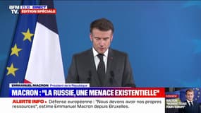 Défense européenne: Emmanuel Macron plaide pour "un financement commun" aux membres de l'Union européenne 