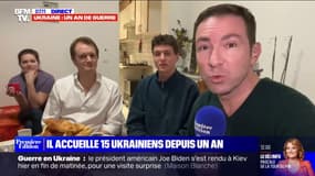 Ukraine: ce Français accueille 15 réfugiés ukrainiens depuis un an
