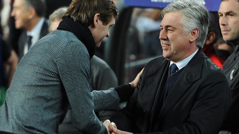 Tito Vilanova et Carlo Ancelotti