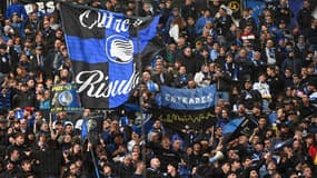 Des supporters de l'Atalanta face à l'OM le 02/05/2024