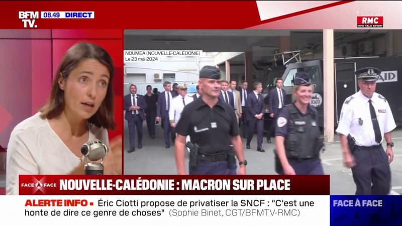 Sophie Binet estime qu'Emmanuel Macron a multiplié les 