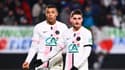 Kylian Mbappé et Marco Verratti avec le PSG