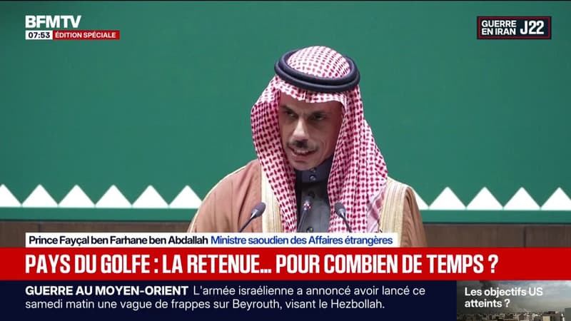 "La patience dont nous faisons preuve n'est pas illimitée": face aux attaques iraniennes, le ministre saoudien des Affaires étrangères tape du poing sur la table