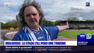 Mulhouse: la tribune Johansen démolie au stade de l’Ill