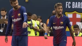 Gerard Piqué et Neymar