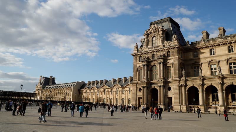 Le musée du Louvre, ce vendredi