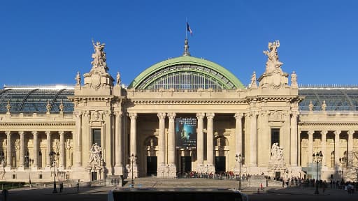 La façade principale du Grand Palais, à Paris.