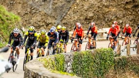 Les coureurs de Paris-Nice le 15 mars 2025