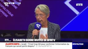 Élisabeth Borne dénonce les "ambiguïtés" de LFI sur les attaques du Hamas en Israël