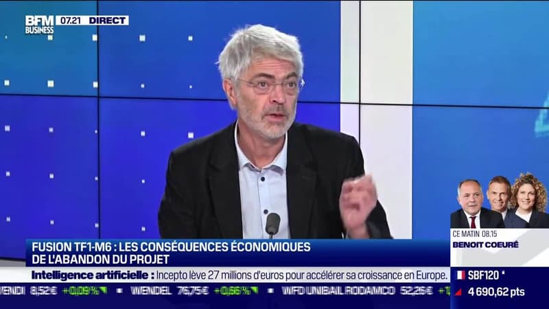 Philippe Bailly (NPA Conseil) : TF1 et M6 abandonnent leur projet de fusion - 19/09