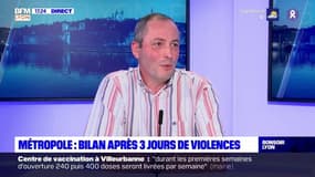 Violences urbaines à Lyon: les mineurs sont "poussés par des grands" pour aller "mettre le feu", déplore Christophe Pradier du syndicat UNSA-Police 