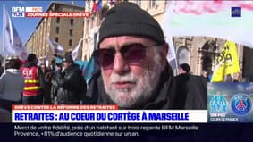 Grève du 7 février: les retraités aussi présents dans le cortège à Marseille