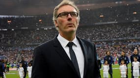 Laurent Blanc a suivi avec étonnement l'élimination du PSG contre Manchester United.