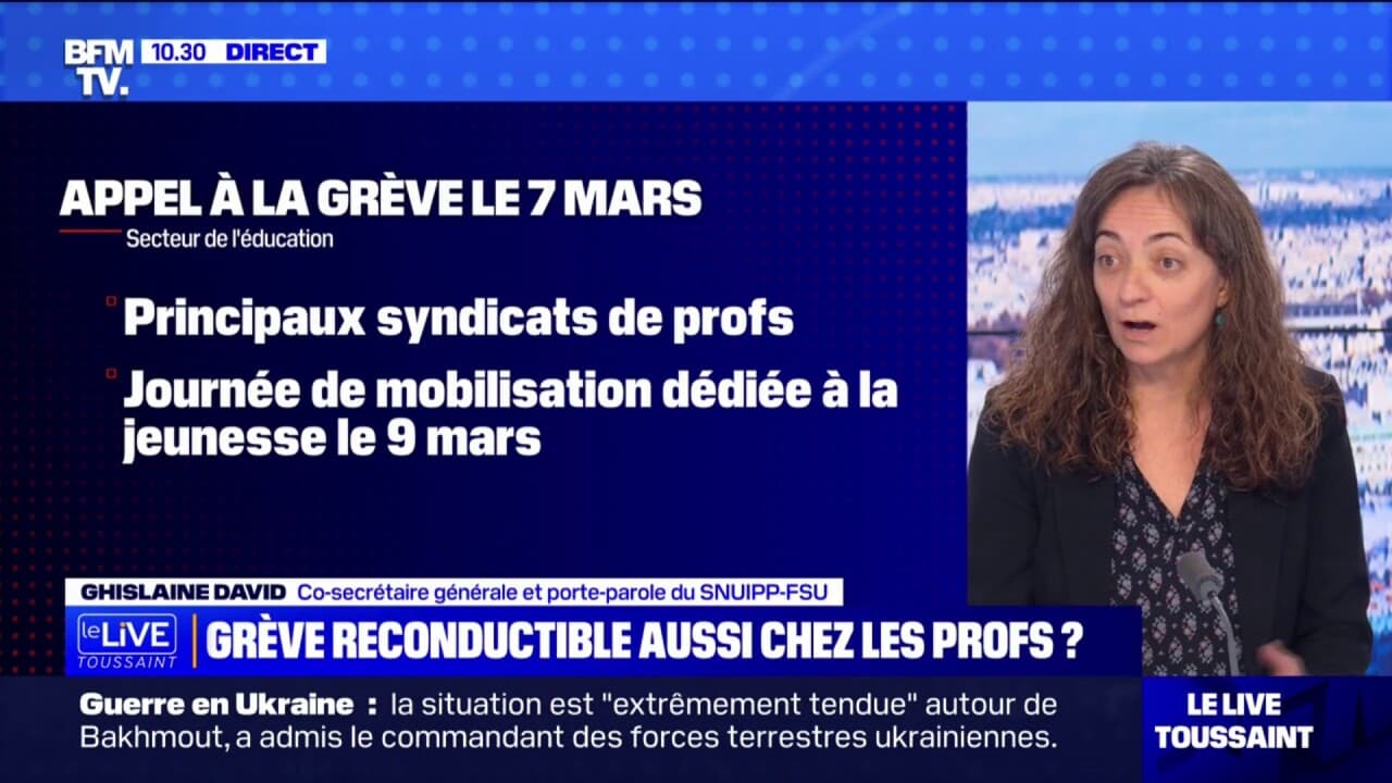 Ghislaine David (SNUIPP-FSU) Sur La Grève Du 7 Mars: "On Espère Que ça ...