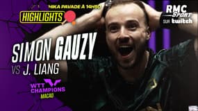 Résumé WTT : Duel acharné et épique entre Gauzy et Liang (Champions Macao)
