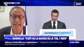 "Les masques tombent" juge Bruno Fuchs, député sortant Modem du Bas-Rhin , à propos du programme du Rassemblement national présenté par Jordan Bardella