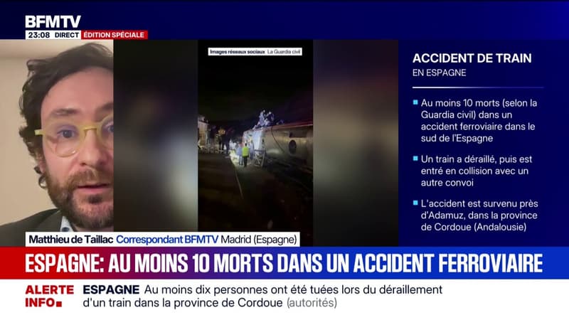 Espagne: au moins dix personnes ont été tuées dans un accident ferroviaire