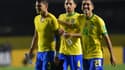 Thiago Silva, Marquinhos et Firmino