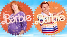 Emerald Fennell et Michael Cera incarnent respectivement Midge et Allan dans le film "Barbie" de Greta Gerwig.