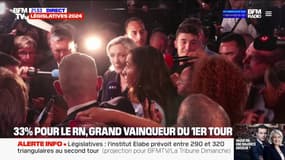 RN en tête des législatives: "Un résultat historique" et "un élément de grande espérance", réagit Marine Le Pen