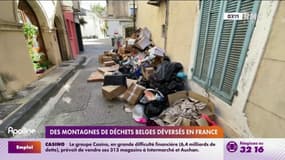 Des montagnes de déchets belges déversés en France