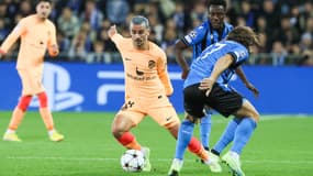 Antoine Griezmann lors de Bruges-Atlético