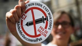 Manifestation contre le pass sanitaire et la vaccination obligatoire pour certaines catégories de salariés le 24 juillet 2021 à Marseille 