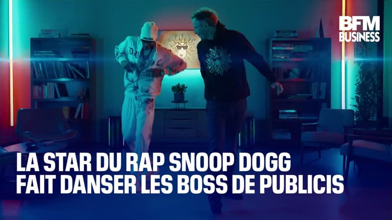 La star du rap Snoop Dogg fait danser les boss de Publicis