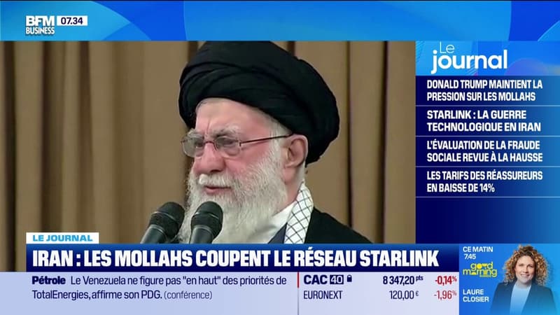 Le régime coupe les communications en neutralisant Starlink