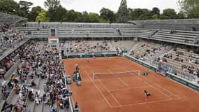 Le court Simonne-Mathieu de Roland-Garros, le 25 mai 2019
