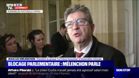 Retraites: pour Jean-Luc Mélenchon, "les députés de la majorité déclenchent des incidents"