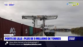 Plus de 9 millions de tonnes de marchandises ont transité par Ports de Lille en 2022