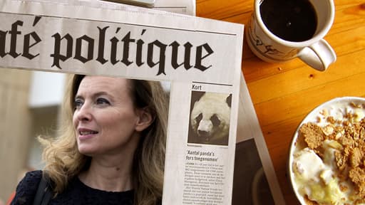 La compagne de François Hollande Valérie Trierweiler