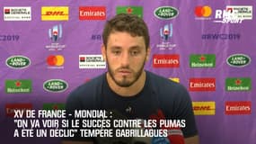 XV de France : "On verra si le succès contre les Pumas est un déclic" tempère Gabrillagues
