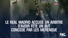 Le Real Madrid accuse d'un arbitre d'avoir fêté un but concédé par les Merengue