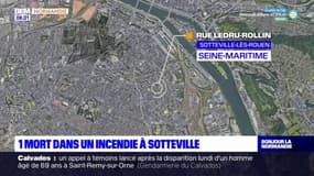 Sotteville-lès-Rouen: un violent incendie fait un mort et un blessé léger