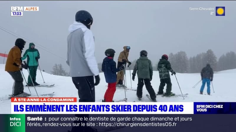 Sainte-Anne-la-Condamine: les skieurs d'Épinay-sur-Seine profitent des pistes