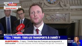 Clément Beaune sur le service minimum: "Définir un pourcentage de service garanti dans la loi est une fausse bonne idée"