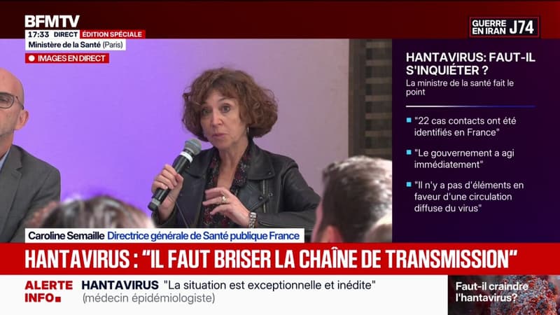 Hantavirus: “Il y a un des patients américains qui est asymptomatique”, remarque Caroline Semaille, directrice générale de Santé publique France