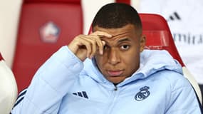 Kylian Mbappé avec le Real Madrid en octobre 2024