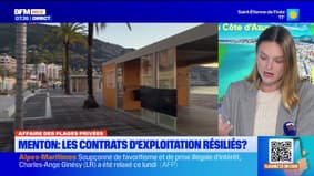 Affaire des plages privées à Menton : les contrats d'exploitation résiliés ?