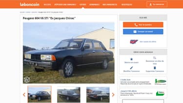 La Peugeot 604 date de 1980 et n'a que 135.000 kilomètres au compteur.