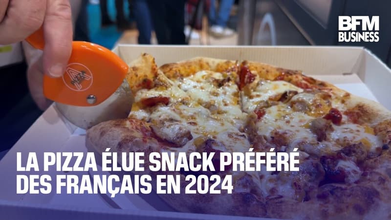 La pizza élue snack préféré des Français en 2024