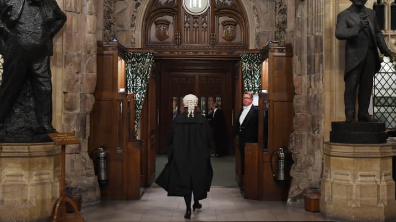 Entrée de la chambre des Lords.