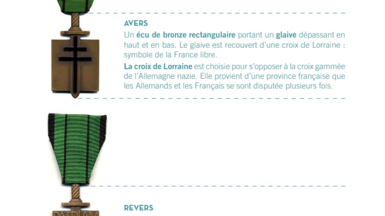 La croix de Libération, décoration reçue par les compagnons de l'ordre de la Libération