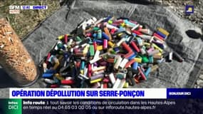 Hautes-Alpes: opération dépollution au lac de Serre-Ponçon