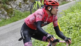 Tom Dumoulin (Giant-Alpecin) se plait en rose sur ce Tour d'Italie.