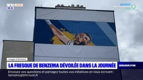 Bron: la fresque de Benzema dévoilée ce vendredi