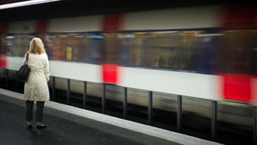Le RER à la station Auber, à Paris. (photo d'illustration)